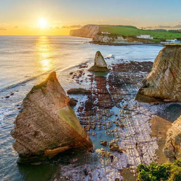 Sunset Over Freshwater Bay - Isle of Wight Print